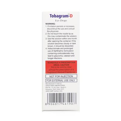 Tobagram D Eye Drops 10ml - Eye Infections-Eaa
