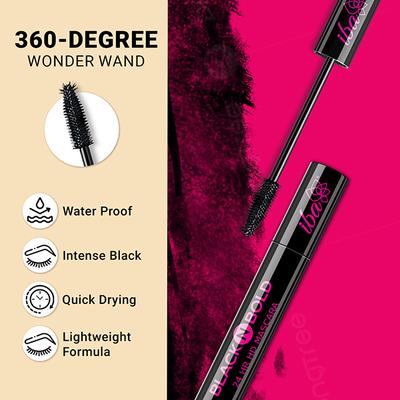 Iba Black N Bold 24 Hr Hd Mascara 8 ml - Mascaras