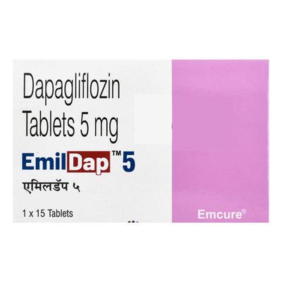 EMILDAP 5 Tablet 15's - Diabetes-Ant