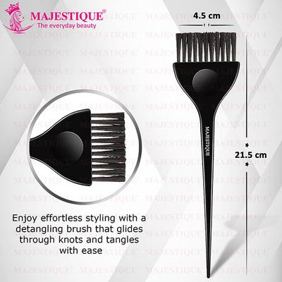 Majestique Professional Wide Hair Dye Brush, Coloring Applicator for Men and Women - Color May Vary 1's - Multi-Stylers