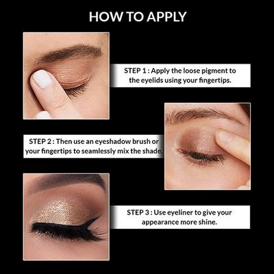 Star's Cosmetics Eyeshadow Pigment Loose Powder (Maroon) 4gm - Under Eye Creams & Serums