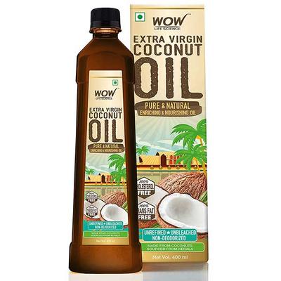 WOW Life Science Extra Virgin Coconut Oil 400 ml - Vital Health