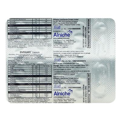 ENTASAFE Capsule 10's - Supplements-Sup