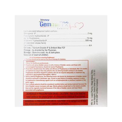 GEMMIN P 2 Tablet 15's - Diabetes-Ant