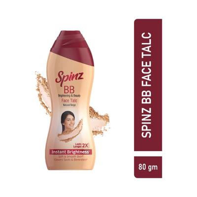 Spinz Brightening& Beauty Talc Pet 15 gm - Talcum Powders