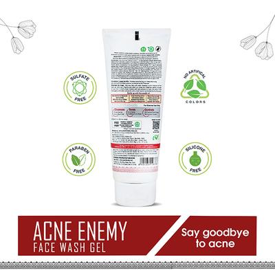 Ayouthveda Acne Enemy Face Wash Gel 100 ml - Face Washes