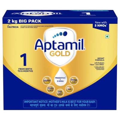 Aptamil Gold Infant Formula Stage 1 Milk Powder (Upto 6 months) 2 Kg - Baby And Infant Supplements