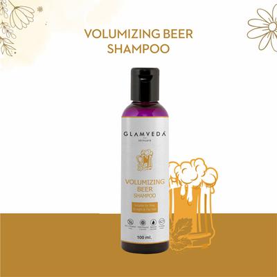 Glamveda Volumizing Beer Shampoo 100 ml - Shampoos