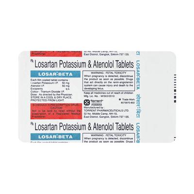 LOSAR BETA Tablet 15's - Hypertension-Ang