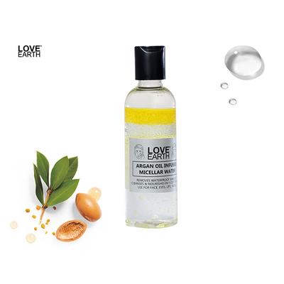 Love Earth Argan Oil-Infused Micellar Water Makeup & Pollutant Remover 100 ml - Make Up Removers