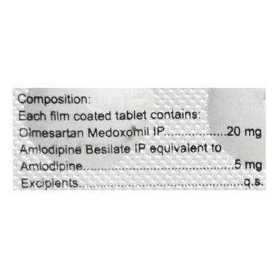 Olmin A 20mg Tablet 10'S - Hypertension-Ang