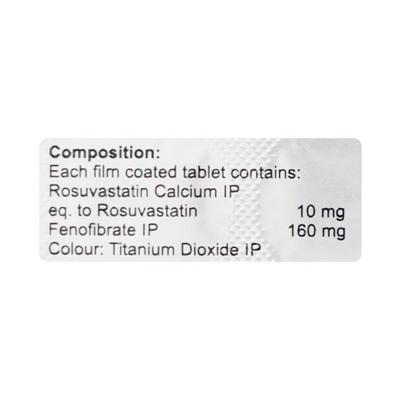 JUBIRA F 10 Tablet 15's - High Cholesterol-Dys