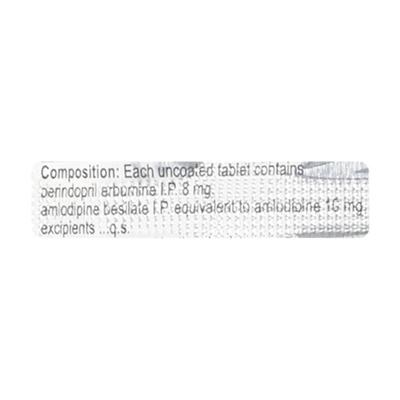 Coversyl AM 8/10mg Tablet 10'S - Hypertension-ACE