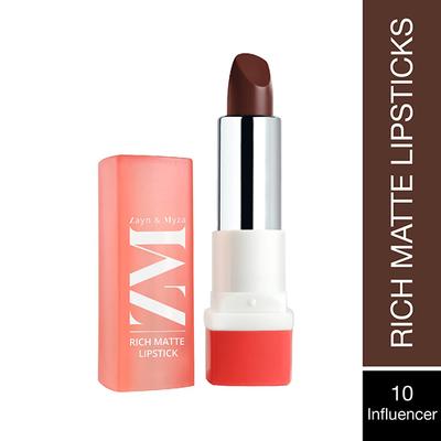 ZM Zayn & Myza Rich Matte Lipstick - Influencer 4.2 gm - Lipsticks