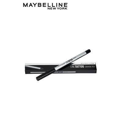 Maybelline New York Line Tattoo Crayon Eyeliner, Black 0.4 gm - Eyeliners