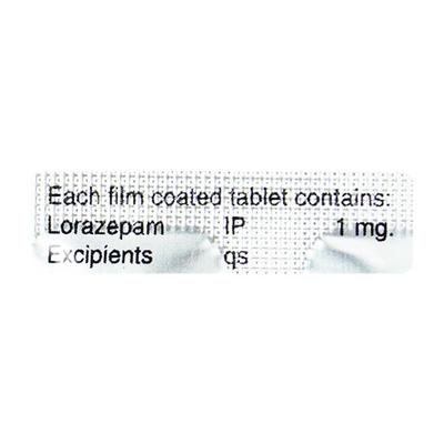 Loricon 1mg Tablet 10'S - Anxiety-Anx
