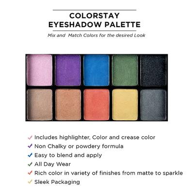 Revlon Colorstay Eyeshadow Palette - Vibrant Hues 14.2 Gm - Eyeshadow, Bases & Primers
