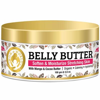 Mom & World Belly Butter - Mango and Cocoa Butter 100 gm - Baby Skin Care