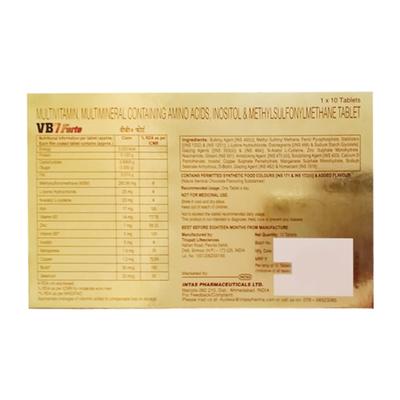 VB7 FORTE Chocolate Flavour Tablet 10's - Supplements-Vam