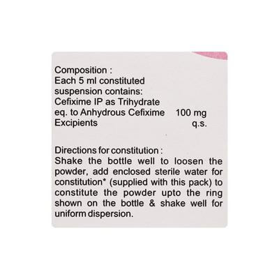 Mahacef 100mg Dry Syrup 30ml - Bacterial Infections-Cep