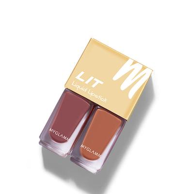 Myglamm Lit 2 In 1 Liquid Matte Lipstick - Stargazer 4 Gm - Liquid Lipsticks