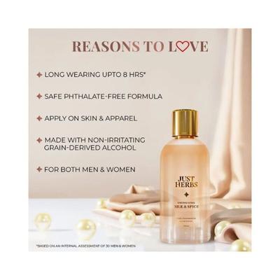 Just Herbs Slik & Spice Perfume for Men & Women, Eau De Parfum 100 ml - Perfumes (Edt/Edp)