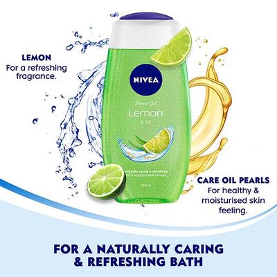 NIVEA Lemon & Oil Shower Gel 500 ml - Shower Gels & Body Wash