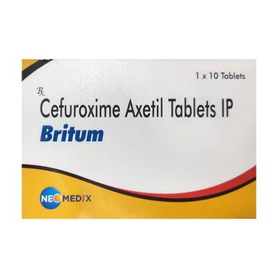 BRITUM 500mg Tablet 10's - Bacterial Infections-Cep