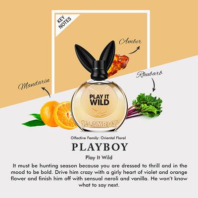 Playboy Play It Wild Eau De Toilette 60 ml - Women Perfumes (Edt/Edp)