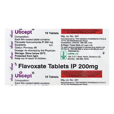 Uticept Tablet 10'S - Bladder And Prostate Disorders-Dru