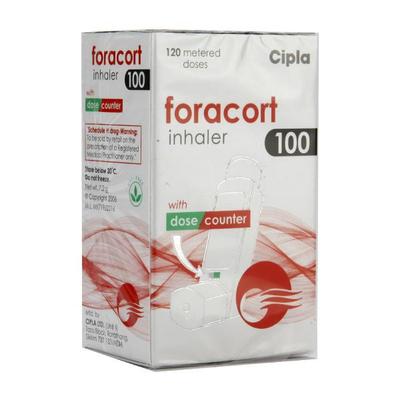 Foracort 100 with dose counter Inhaler 120Md - Asthma/COPD-Ast
