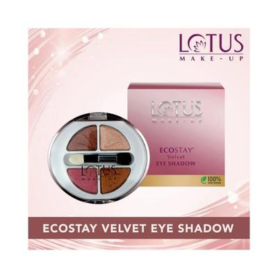 Lotus Makeup Ecostay Velvet Eye Shadow Moon Night Ev03 5.6 gm - Eye Shadow Palettes