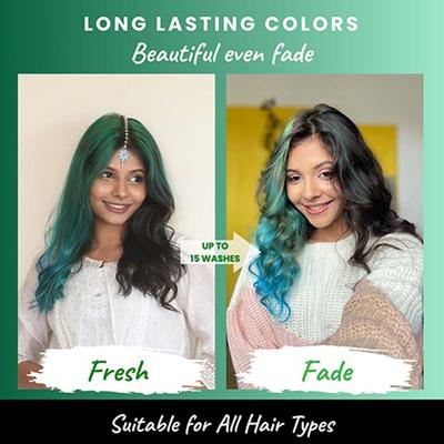 2.Oh! Semi Permanent Hair Color - Emerald Green 100 ml - Crème