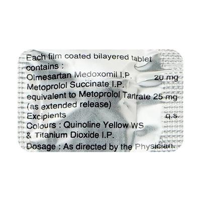 Olsar M 25mg Tablet 10'S - Hypertension-Ang