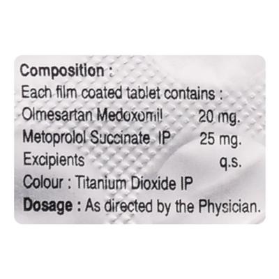 OLMO M 25 Tablet 10's - Hypertension-Ana