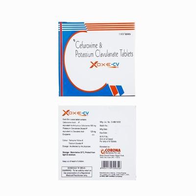 Xoxe CV 500mg Tablet 6'S - Bacterial Infections-Cep