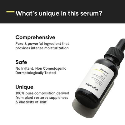 Minimalist Squalane 100 % Face Oil For 30 ml - Face Serum