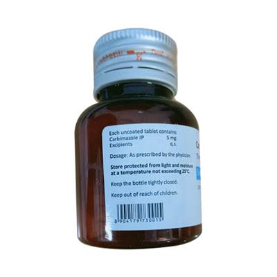 Thyrocab 5mg Tablet 100'S - Hyperthyroidism-Ant