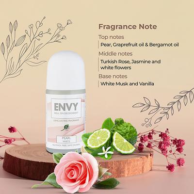 Envy Roll On Pearl White 50 ml - Women Deodorants/Roll-Ons