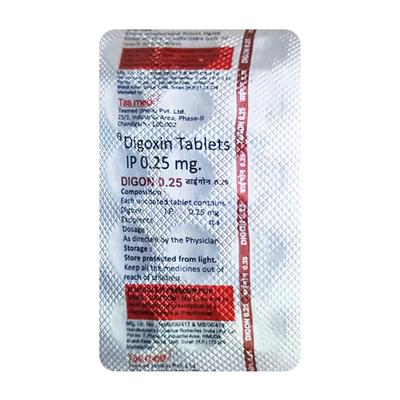 DIGON 0.25 Tablet 15's - Heart Failure-Car