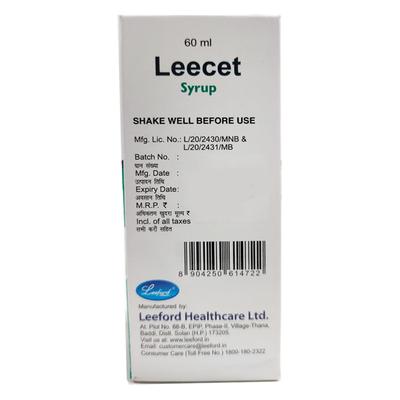 LEECET Syrup 60ml - Allergies-Ant