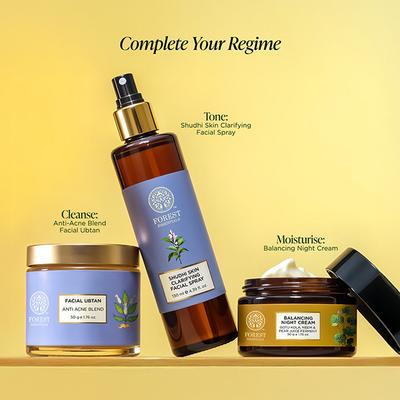 Forest Essentials Balancing Night Cream, Anti-Acne Face Cream 50 gm - Night Cream