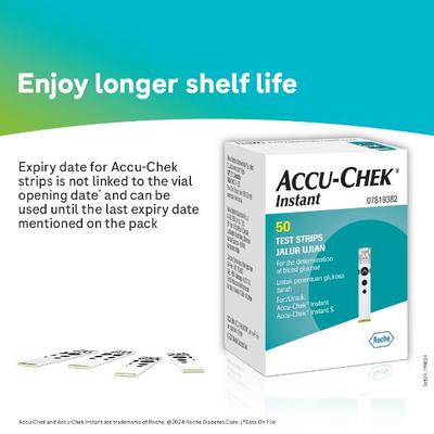 Accu-Chek Instant S Blood Glucose Monitor with Free 10 Test Strips - Blood Glucose Monitors/Strips