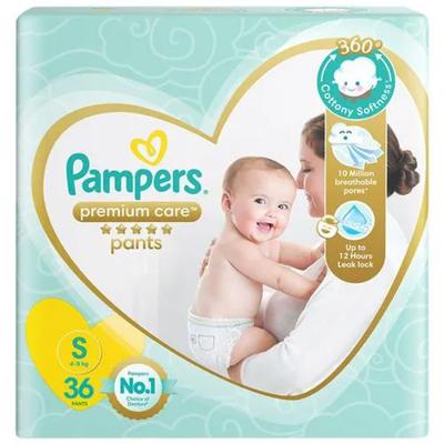 Pampers Premium Care Pants Diapers (S) 36's - Diapers & Wipes