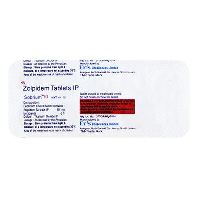 Sobrium 10mg Tablet 10'S - Hypnosis-Hyp
