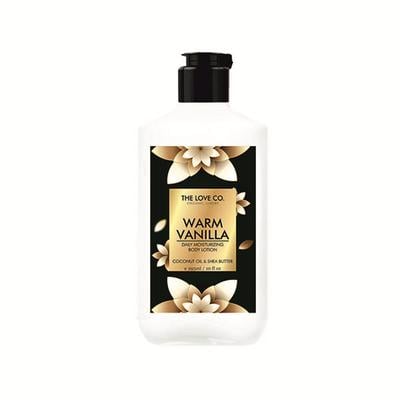 The Love Co. Warm Vanilla Body Lotion - Daily Skin Moisture for Men and Women - Intense Hydration for Dry Skin 250 ml - Creams/Oils/Lotions