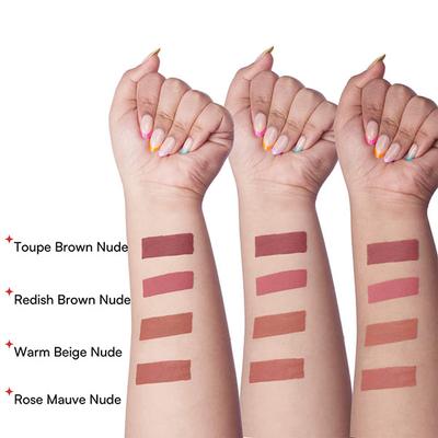 Gush Beauty Super Stack - In The Nude 4-In-1 Liquid Lipstick 8.4 ml - Liquid Lipsticks