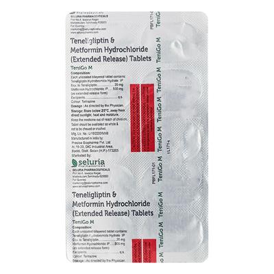 TENIGO M Tablet 10's - Diabetes-Ant