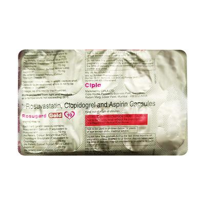 ROSUGARD GOLD 10 Capsule 10's - Blood Clot-Ant