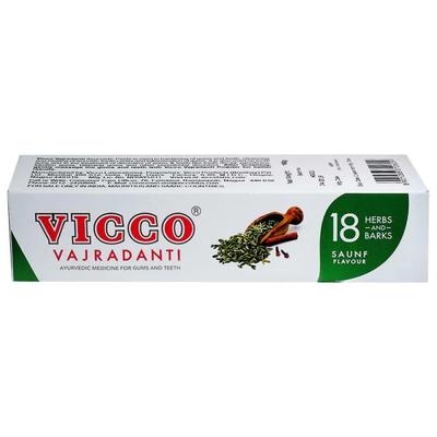 Vicco Vajradanti Ayurvedic Toothpaste - Saunf Flavour 200 g - Toothpaste